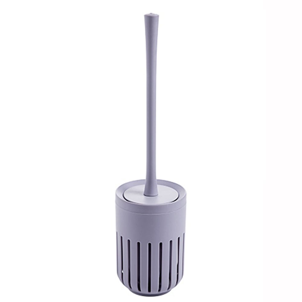 TOMYEUS Toilet Brush Wall-Mounted Toilet Brush Set, Bathroom Cleaning Brush Household Toilet Brush Toilet Toilet Brush Gray-Blue Wall-Mounted Toilet Brush Deep Cleaning Brush