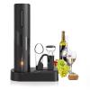 Electric Wine Opener Set, A 4-in-1 Multifunctional Wine Accessory Kit, including an Automatic Corkscrew Opener, Rechargeable Wine Bottle Openers, Foil Cutter, Wine Aerator Pourer, and Vacuum Stoppers view 1