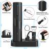 Electric Wine Opener Set, A 4-in-1 Multifunctional Wine Accessory Kit, including an Automatic Corkscrew Opener, Rechargeable Wine Bottle Openers, Foil Cutter, Wine Aerator Pourer, and Vacuum Stoppers view 2