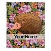 Anuruddha Personalized Super Big 120x90 Inches Blanket with Name, Hedgehog Custom Name Flannel Blankets Fluffy Cozy for More Than 5 People, Cute Hedgehog Pattern Kids Blanket for Newborn Gifts view 1