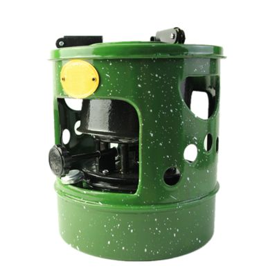 Outdoor Kerosene Stove Heater, 19cm Diameter, 10 Wicks Fuel Kerosene Cooking Stove Burner for Outdoor Camping Hiking Boiling Water, Green