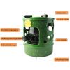 Outdoor Kerosene Stove Heater, 19cm Diameter, 10 Wicks Fuel Kerosene Cooking Stove Burner for Outdoor Camping Hiking Boiling Water, Green view 4