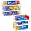 2 Pack Pantry Organization and Storage, Expandable Foil and Plastic Wrap Organizer, Adjustable Kitchen Wrap Organizer Rack for Cabinet, Foil Saran Wrap Holder Shelf for Sandwich Plastic Bags Box, view 1