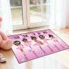 African Black Girl Rugs for Bedroom God Says You are Pink Girls Floor Rug for Living Room Ballerina Princess Carpets for Entrance Religious Room Decor Gift, 35" x 23" (2 x 3 Feet) view 2