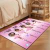 African Black Girl Rugs for Bedroom God Says You are Pink Girls Floor Rug for Living Room Ballerina Princess Carpets for Entrance Religious Room Decor Gift, 35" x 23" (2 x 3 Feet) view 4