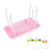 Baby Bottle Drying Rack Countertop Drying Rack with Drainer Board Bottle Drainer Bottle Holder Rack for Baby Bottles and Accessories Applicable to Kitchen and Household Kitchen Accessories Storage view 1