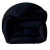 Luxury - Hotel Quality- 800 Thread Count 100% Organic Cotton 500 GSM Fiber Fill 1pc Comforter Box Stitched Down Alternative Oversized King 132" x 120" Inches, Comforter, Black Solid view 2