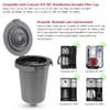 FOTRIC Reusable Filter Cup for Cuisinart, Compatible with Cuisinart #SS-RFC HomeBarista Reusable Filter Cup, Dark Gray (2 Pack) view 2