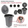 FOTRIC Reusable Filter Cup for Cuisinart, Compatible with Cuisinart #SS-RFC HomeBarista Reusable Filter Cup, Dark Gray (2 Pack) view 4