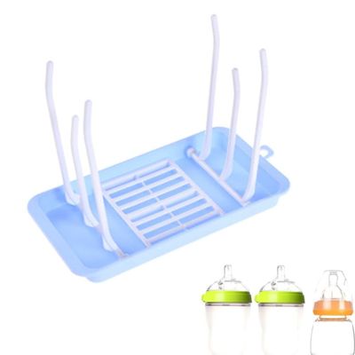Baby Bottle Drying Rack Countertop Drying Rack with Drainer Board Bottle Drainer Bottle Holder Rack for Baby Bottles and Accessories Applicable to Kitchen and Household Kitchen Accessories Storage