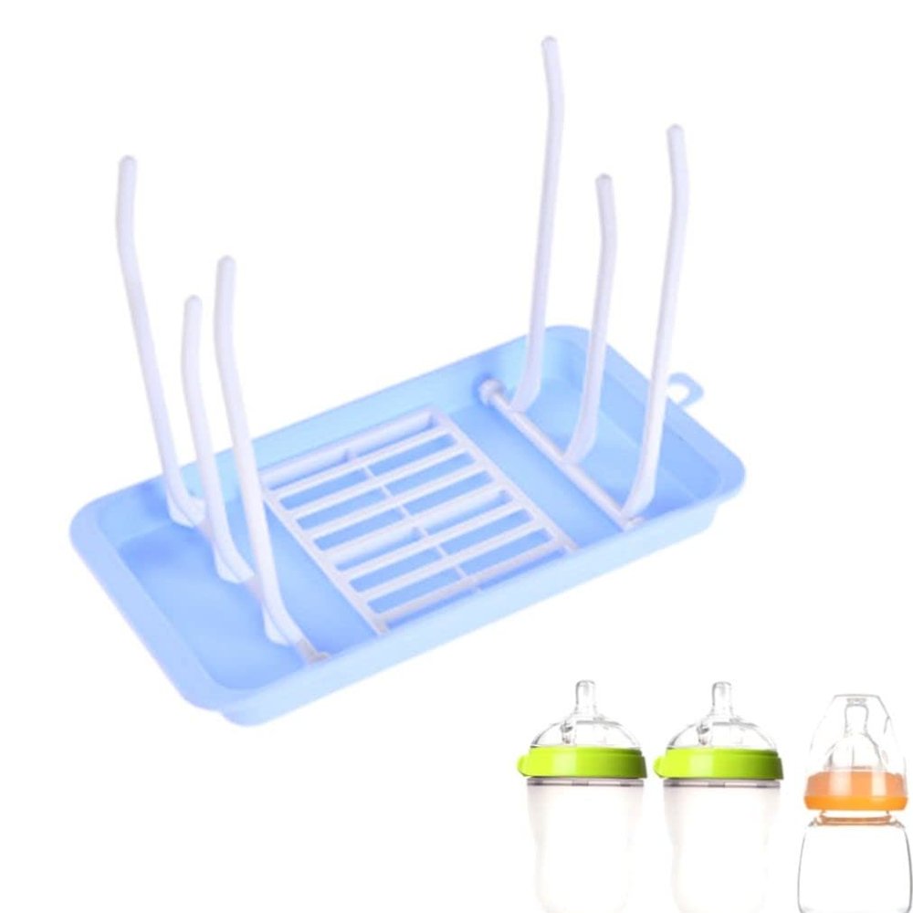 Baby Bottle Drying Rack Countertop Drying Rack with Drainer Board Bottle Drainer Bottle Holder Rack for Baby Bottles and Accessories Applicable to Kitchen and Household Kitchen Accessories Storage