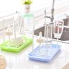 Baby Bottle Drying Rack Countertop Drying Rack with Drainer Board Bottle Drainer Bottle Holder Rack for Baby Bottles and Accessories Applicable to Kitchen and Household Kitchen Accessories Storage view 2