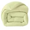 Luxury - Hotel Quality- 800 Thread Count 100% Organic Cotton 500 GSM Fiber Fill 1pc Comforter Box Stitched Down Alternative Alaskan King 136" x 120" Inches, Comforter, Ivory Solid view 2