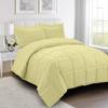 Luxury - Hotel Quality- 800 Thread Count 100% Organic Cotton 500 GSM Fiber Fill 1pc Comforter Box Stitched Down Alternative Alaskan King 136" x 120" Inches, Comforter, Ivory Solid view 3