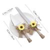 Country Style Wedding Cake Knife Shovel Server Set Silverware Stainless Wedding Party Thanksgiving Christmas (F) view 3