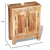 xiannv Bathroom Vanity Bathroom Cabinet, Wall Cabinet Display Shelf, Bathroom Shelving for Picture Ledge Shelf Book/DVD/Glass Storage with Mirror Solid Mango Wood view 2