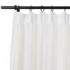 Drapifytex 96 Inch Length by Extra Wide 150 Inches Wide Sheer Voile Window Curtains, Living Room Floating Pinch Pleated Curtains Solid Color Beige Voile for Sliding Glass Door (1 Panel) view 2