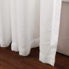 Drapifytex 96 Inch Length by Extra Wide 150 Inches Wide Sheer Voile Window Curtains, Living Room Floating Pinch Pleated Curtains Solid Color Beige Voile for Sliding Glass Door (1 Panel) view 4