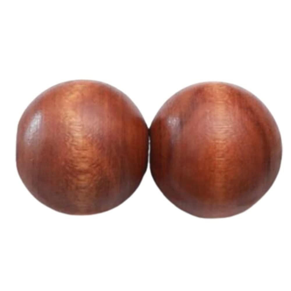 2pcs Magnetic Curtain Tieback Holder Buckle Clip Wooden Ball Decorative Tie Back for Window Strap Draperies Curtain Accessories,b