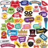 All Occasion Indian Family Relatives Photo Booth Props for Party, Baby Shower Props for Family/Birthday Props for Family/Wedding Props for Family (42 Pieces) by Indian Collectible view 1