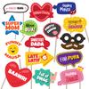 All Occasion Indian Family Relatives Photo Booth Props for Party, Baby Shower Props for Family/Birthday Props for Family/Wedding Props for Family (42 Pieces) by Indian Collectible view 2