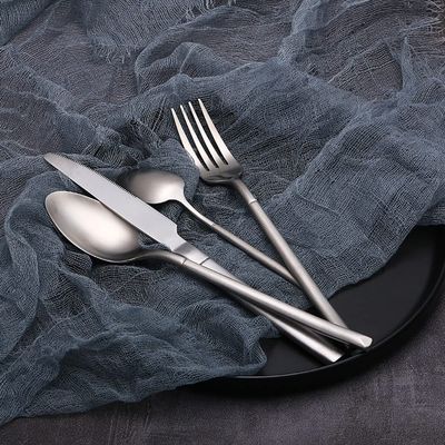32 Piece Silverware Set for 8 Durable 18/10 Stainless Steel Flatware Sets Kitchen Cutlery Utensil Include Knife Spoon Fork Teaspoon Dishwasher Safe