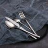32 Piece Silverware Set for 8 Durable 18/10 Stainless Steel Flatware Sets Kitchen Cutlery Utensil Include Knife Spoon Fork Teaspoon Dishwasher Safe view 1