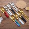 32 Piece Silverware Set for 8 Durable 18/10 Stainless Steel Flatware Sets Kitchen Cutlery Utensil Include Knife Spoon Fork Teaspoon Dishwasher Safe view 2