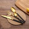 32 Piece Silverware Set for 8 Durable 18/10 Stainless Steel Flatware Sets Kitchen Cutlery Utensil Include Knife Spoon Fork Teaspoon Dishwasher Safe view 4
