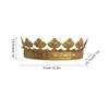 BOOMLATU Wall Mounted Gold Crown Shape Jewelry Organizer Jewelry Holders,Hanging Jewelry Display for Necklace, Earrings, and Rings view 2