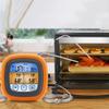 Digital Meat Thermometer for Cooking, Touchscreen LCD Large Display Instant Read Food Thermometer with Backlight, Long Probe, Kitchen Timer, Cooking Thermometer for BBQ, Oven, Grill view 2