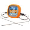 Digital Meat Thermometer for Cooking, Touchscreen LCD Large Display Instant Read Food Thermometer with Backlight, Long Probe, Kitchen Timer, Cooking Thermometer for BBQ, Oven, Grill view 4