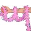 33FT Pink Christmas Tinsel Garland Metallic Tinsel Twist Garland Glitter Foil Decoration for Christmas Tree Wedding Party view 4