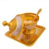 Silver Gold Plated Brass Mouth Freshener Set with Tray for Diwali Gift by Indian Collectible view 1