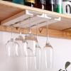 2 Pack Wine Glass Rack, Wine Glasses Hanging Shelf, Under Cabinet Stemware Wine Glass Holder, glass cup Storage Hanger for Bar Kitchen view 1