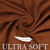 Bath Towels Set-100% Cotton-2 Bath Towel, 2 Hand Towels & 2 Washcloths- Large, Quick Dry, Absorbent, Plush, Soft-Home, Spa, Hotel, Pool, Shower Towel - 6 Piece Luxury Bathroom Towel - Brown view 2