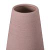 Decorative Ceramic Round Cone Shape Centerpiece Table Vase Set of 3, Pink Large, Gray Medium, and Green Small view 4