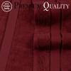 Bath Towels Set-100% Cotton- 2 Bath, 2 Hand & 2 Washcloths- Large, Thick, Fluffy, Absorbent, Quick Dry, Soft & Plush - Home, Pool, Hotel, Gym Towel -6 Piece Luxury Bathroom Towels- Dark Red / Burgundy view 2