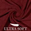 Bath Towels Set-100% Cotton- 2 Bath, 2 Hand & 2 Washcloths- Large, Thick, Fluffy, Absorbent, Quick Dry, Soft & Plush - Home, Pool, Hotel, Gym Towel -6 Piece Luxury Bathroom Towels- Dark Red / Burgundy view 4