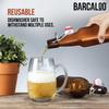 Barcaloo 12oz Flip Top Amber Glass Beer Bottles for Home Brewing - Set of 12 with Flip Caps for Beer and Wine Bottling - Family Owned American Business view 4