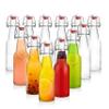 Barcaloo 12oz Flip Top Clear Glass Beer Bottles for Home Brewing - Set of 12 with Flip Caps for Beer and Wine Bottling - Family Owned American Business view 1