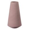 10" H Decorative Ceramic Round Cone Shape Centerpiece Table Vase Pink, Large view 1