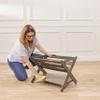 ECR4Kids Book Caddy with Shelf, Bookshelf with Storage, Grey Wash view 2