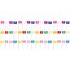 BESTOYARD 48 pcs Day of the Dead cake topper fiesta banner Mexican Fiesta Cake decorations Fiesta Party Decorations mini top hat Day of the Dead Cake Flag cloth summer household products view 1