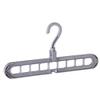 AnThien Multi-function 360 Rotating Space Saving Hanger, 9-hole, Folding, Modern Design, Easy to Use, Gray, Polypropylene (PP), Glossy Finish, Organize Clothes, Wrinkle-free, Horizontal/Vertical Use view 1
