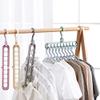 AnThien Multi-function 360 Rotating Space Saving Hanger, 9-hole, Folding, Modern Design, Easy to Use, Gray, Polypropylene (PP), Glossy Finish, Organize Clothes, Wrinkle-free, Horizontal/Vertical Use view 2