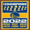 Trends International NBA Golden State Warriors - Champions 22 Wall Poster, 14.725" x 22.375", Mahogany Framed Version view 1