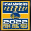 Trends International NBA Golden State Warriors - Champions 22 Wall Poster, 14.725" x 22.375", Black Framed Version view 1