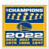 Trends International NBA Golden State Warriors - Champions 22 Wall Poster, 22.375" x 34", Premium Print and White Hanger Bundle view 1
