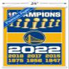 Trends International NBA Golden State Warriors - Champions 22 Wall Poster, 22.375" x 34", Premium Print and White Hanger Bundle view 3
